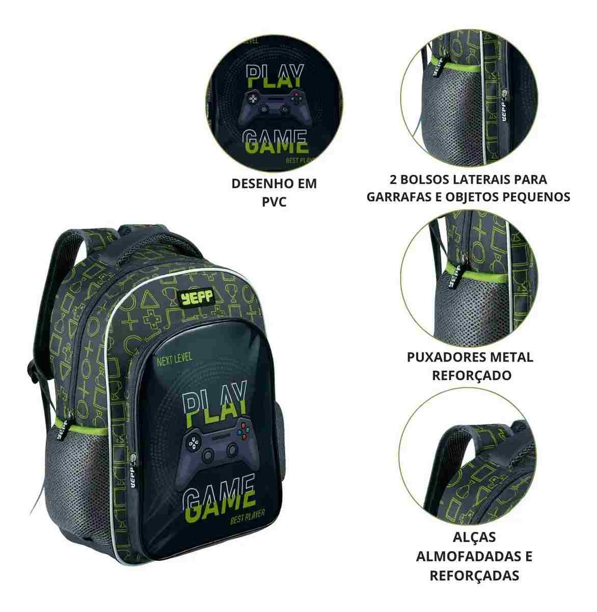 MOCHILA INF. PLAY GAME